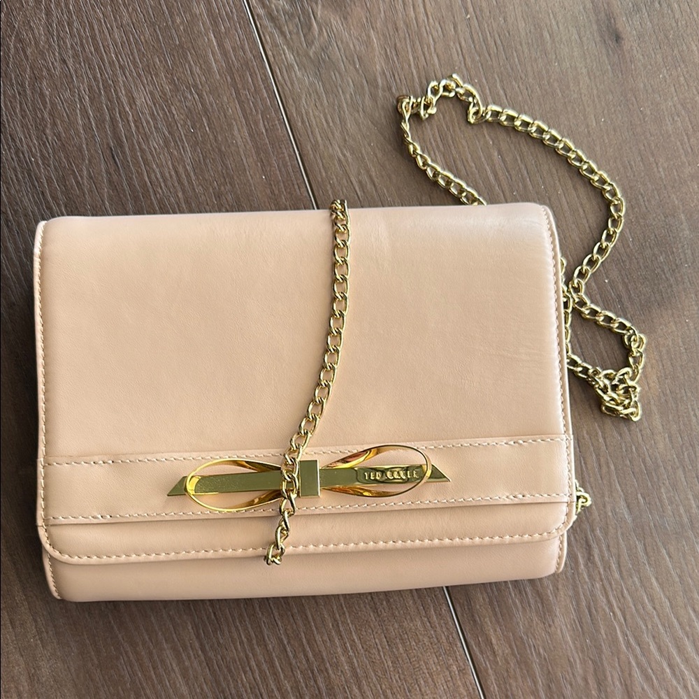 Ted Baker Tan Leather Crossbody Bag